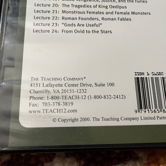 Great Courses DVDs - Classical Mythology - Picture 6 of 8